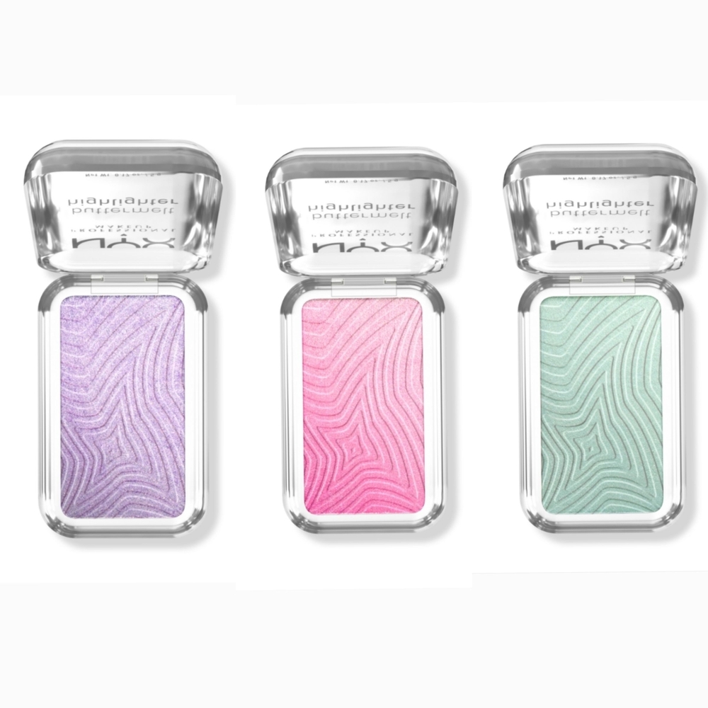 NYX Professional Makeup Buttermelt Highlight Trio ✨ Purple, Pink, & Mint 🆕